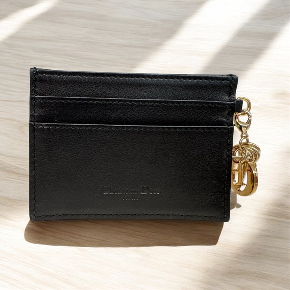 RARE! Limited Edition Christian Dior Lady Dior Multicolor Heart Card Holder - Picture 3 of 6